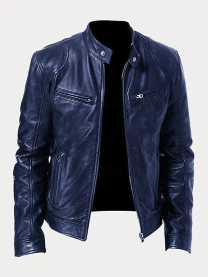 Jerald | Casual leren jack