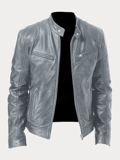 Jerald | Casual leren jack