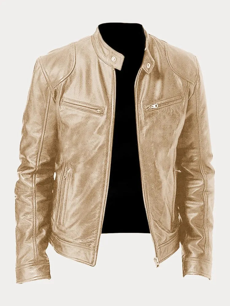 Jerald | Casual leren jack