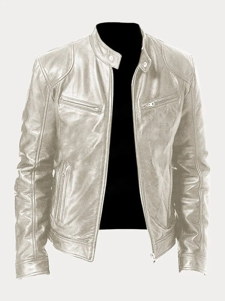 Jerald | Casual leren jack