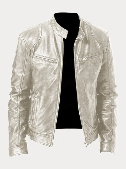 Jerald | Casual leren jack