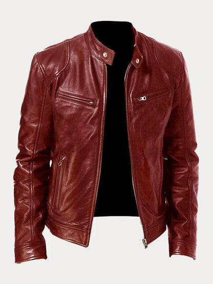 Jerald | Casual leren jack