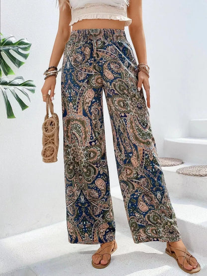 Analyn | Bohemian wijdvallende broek