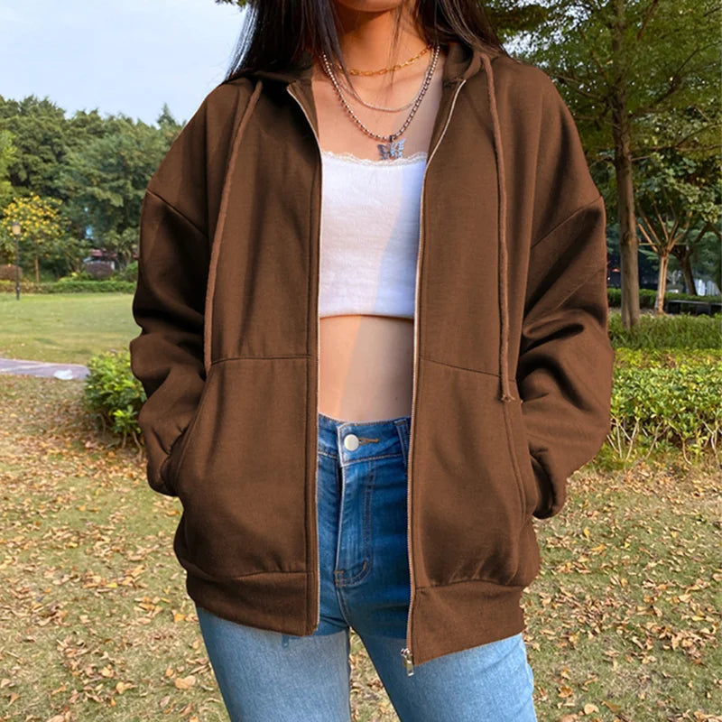 Carlotta | Casual Lange Mouwen Hoodie