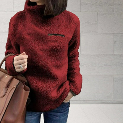 Elena | Turtleneck trui met ritssluiting voor dames