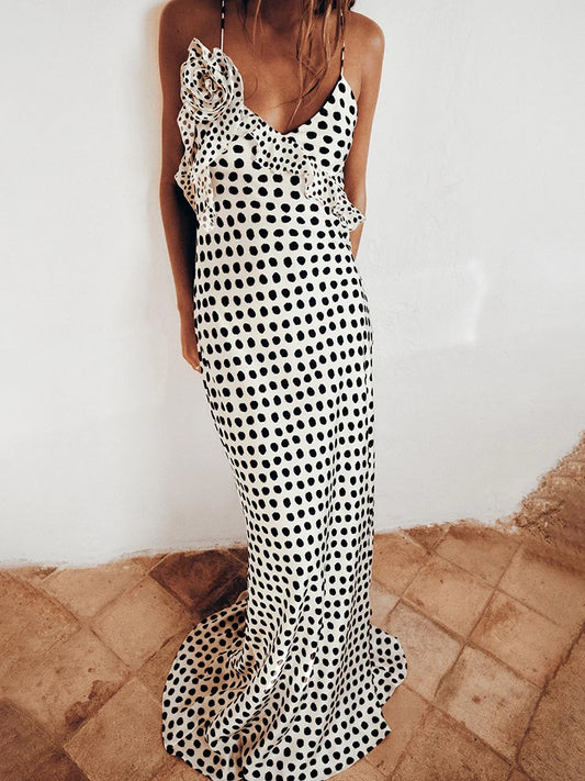 Brooklyn | Charmante jurk met stippenprint