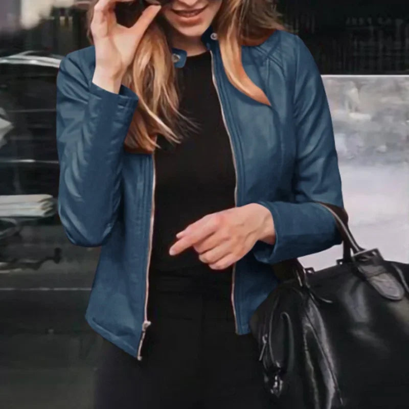 Tatiana | Strakke leren jas