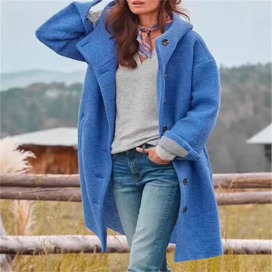 Madeline | Oversized jas met capuchon voor dames