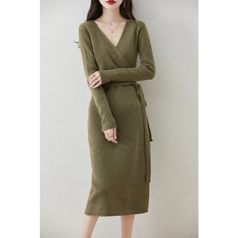Leilani | Premium Vetersluiting Lange Mouwen Jurk
