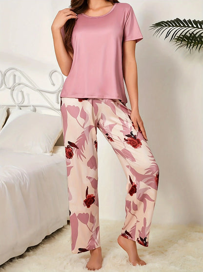 Renee | Chique pyjama set met bloemenprint