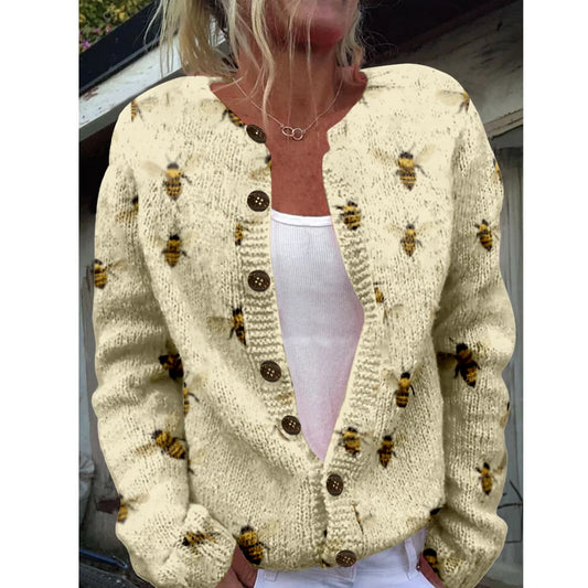 Carla | Chique vest met print