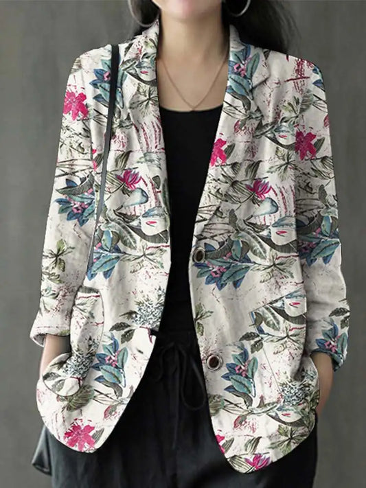 Sophia | Stijlvolle katoenen blazer