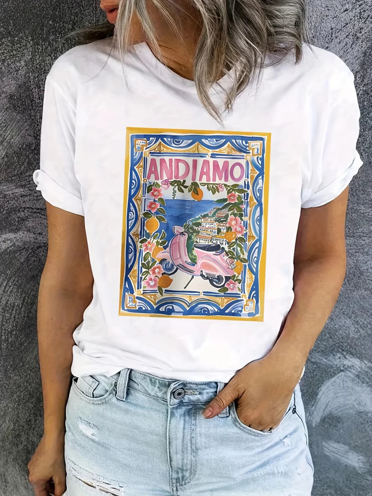 Martina | T‑shirt “Andiamo Amalfi”