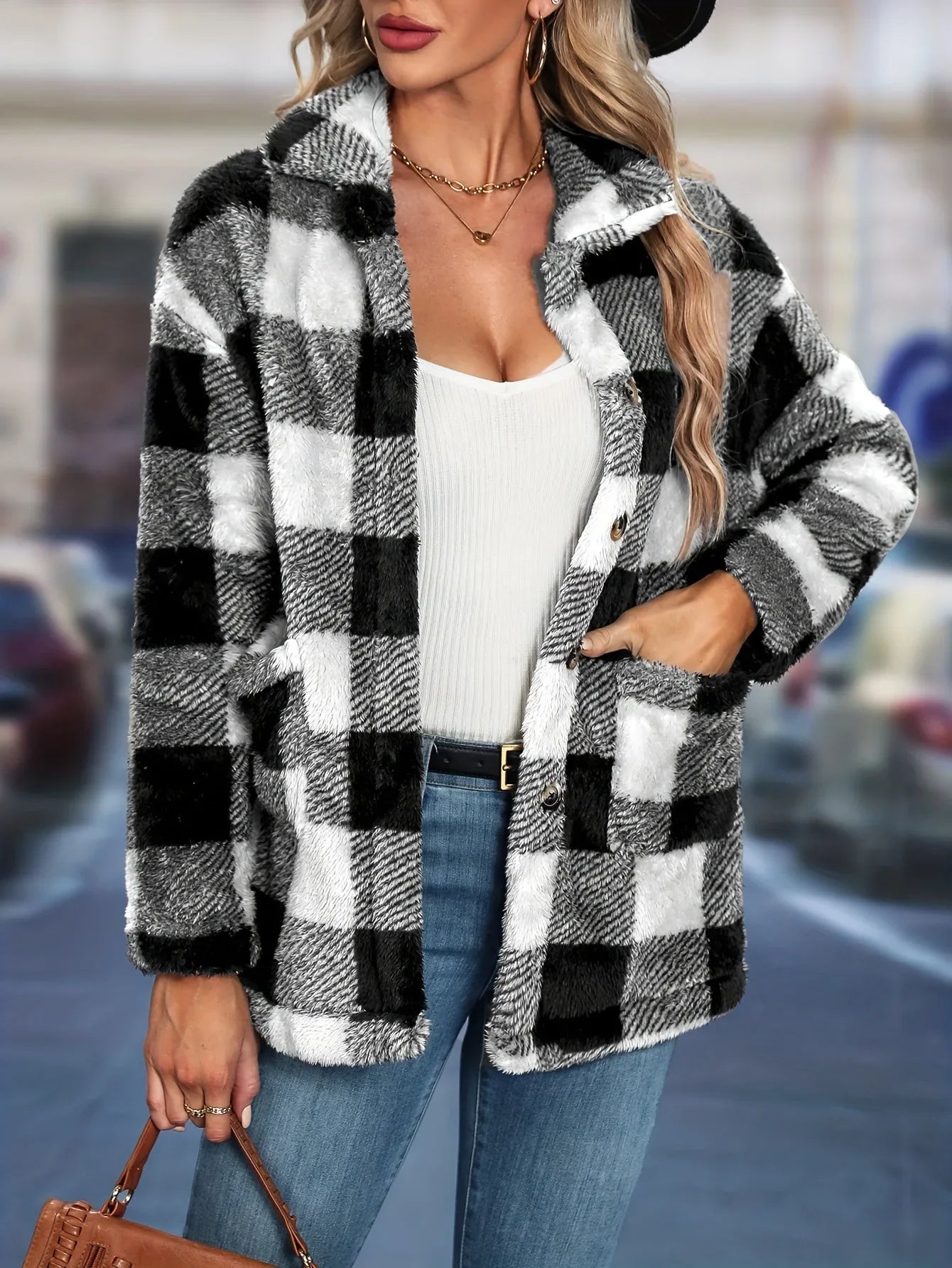Henrietta | Stijlvolle geruite reversjas