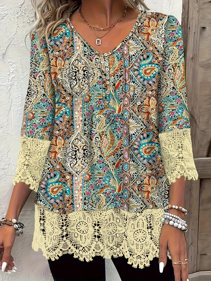 Doris | Elegante blouse met luxe kanten details