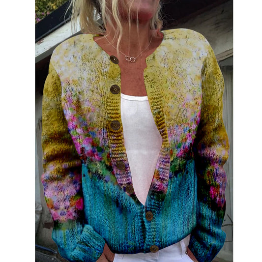 Amrei | Chique vest met print