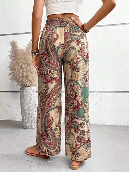 Analyn | Bohemian wijdvallende broek