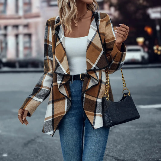 Claudia | Elegante geblokt vest
