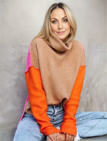 Cheryl | Dames Kleurblok Coltrui