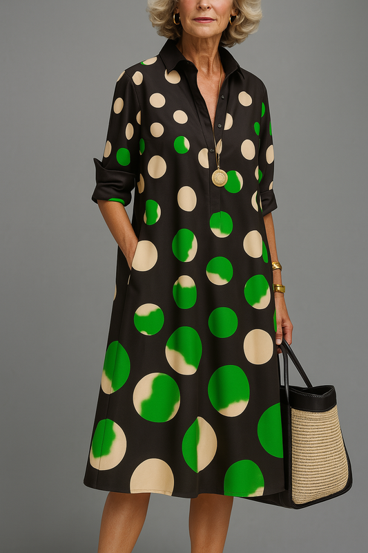 Daniela | Luxe Midi Jurk voor Een Moeiteloze Elegantie
