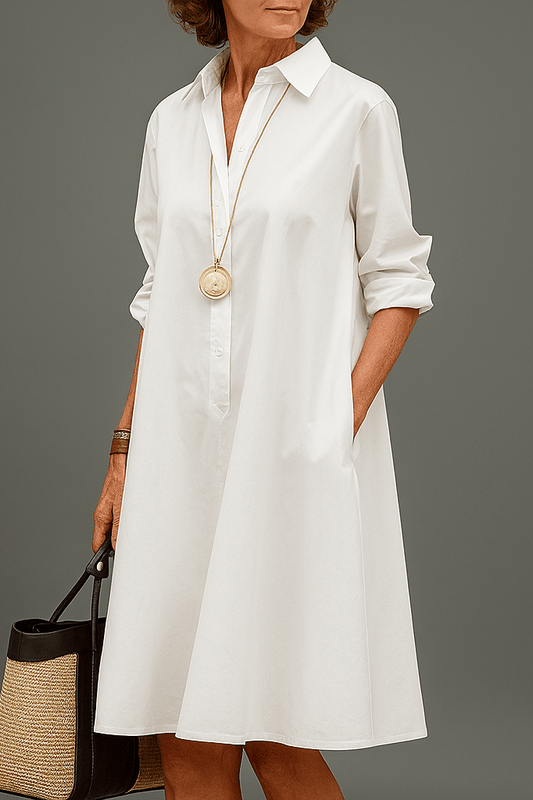 Waltraud | Premium Midi Jurk Elegante voor een Tijdloze Stijl