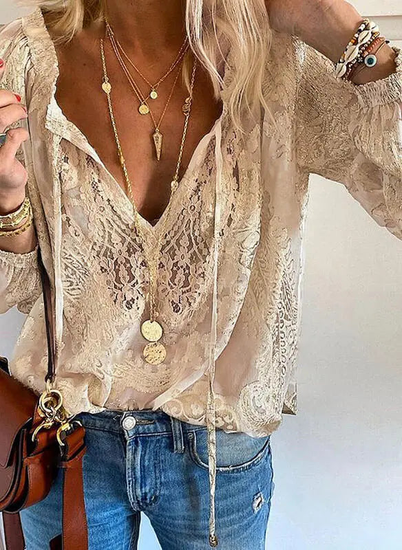 Blouse in boho-stijl