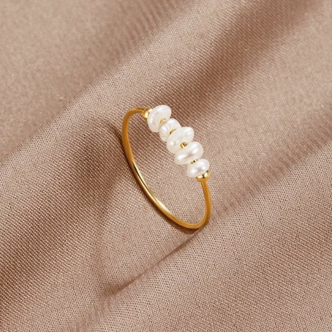 Klassieke Ring met Zoetwaterparel
