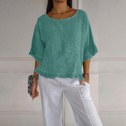 Chique, lichte zomerblouse