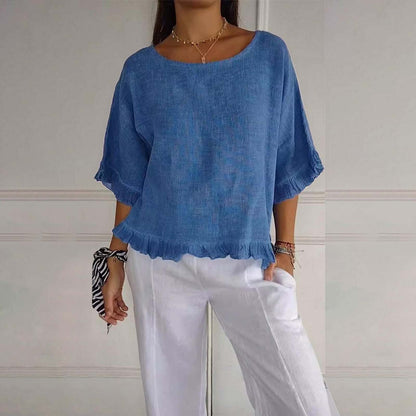 Chique, lichte zomerblouse