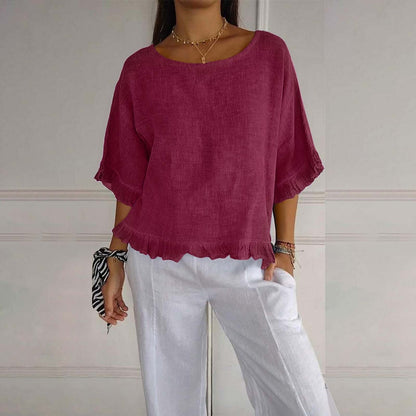 Chique, lichte zomerblouse