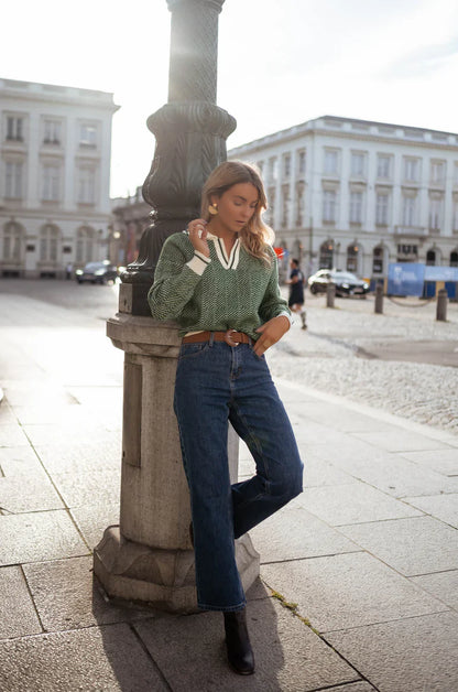 Ella | Stijlvolle trui met retro touch