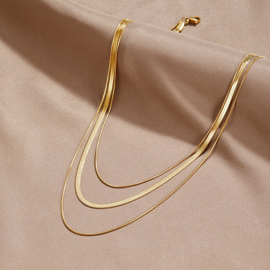 Gelaagde Gouden Ketting