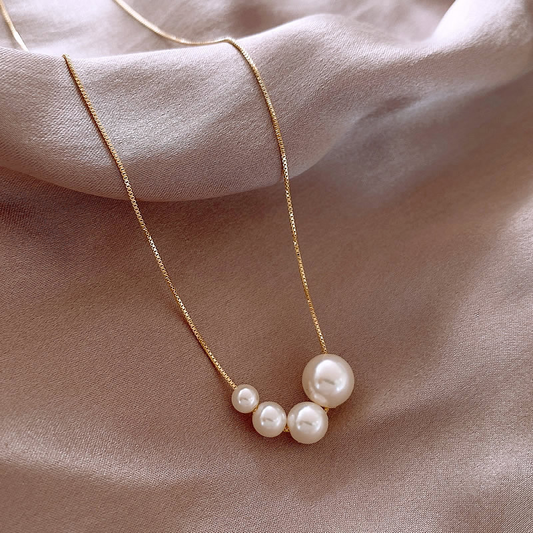 Gouden Collier met Zoetwaterparels
