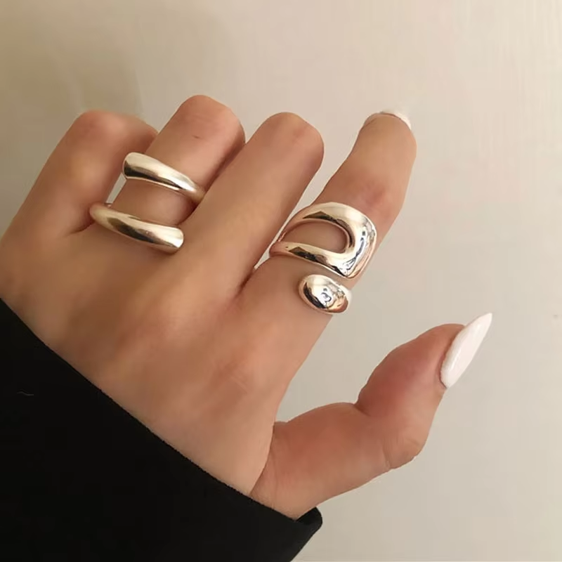 Zilveren ringenset