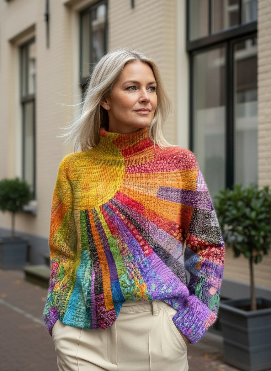Ada | Vrolijke kleurrijke coltrui