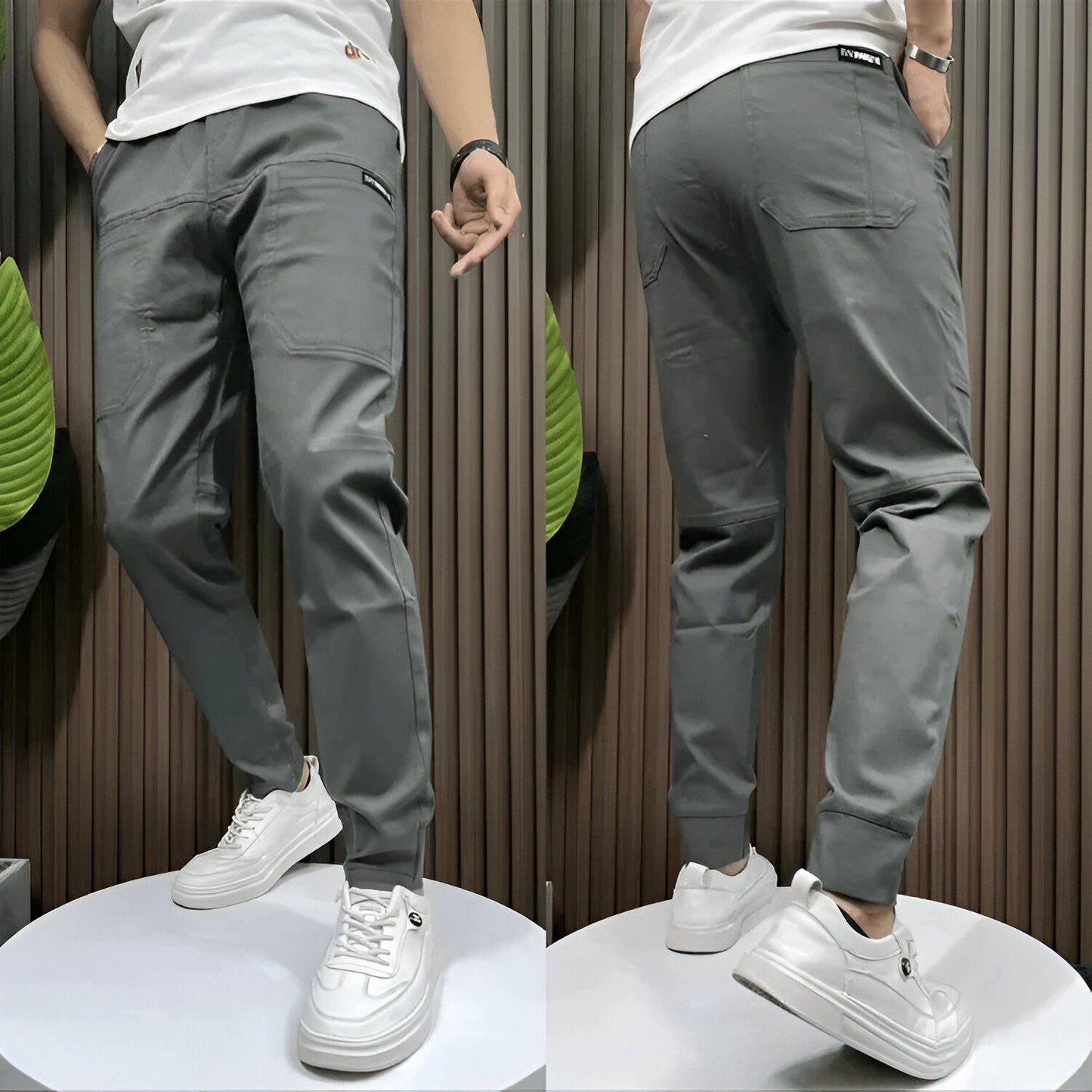 Vincent | Rekbare cargo broek (1+1 gratis)