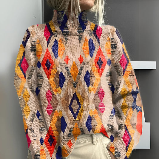Ninthe | Trui met geometrische print