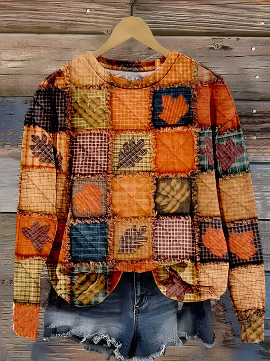 Nola | Zachte patchwork trui
