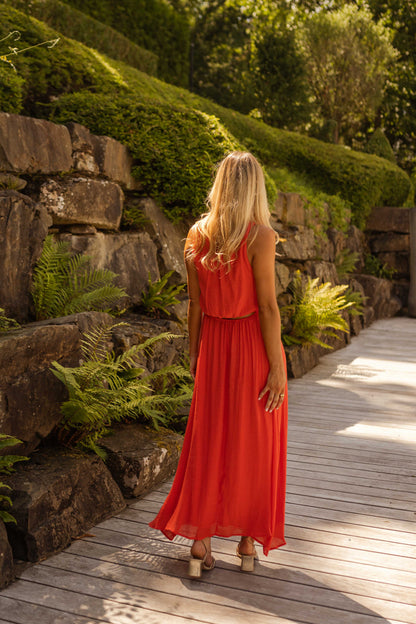 LISA™ | De Zomerjurk in Stralend Oranje