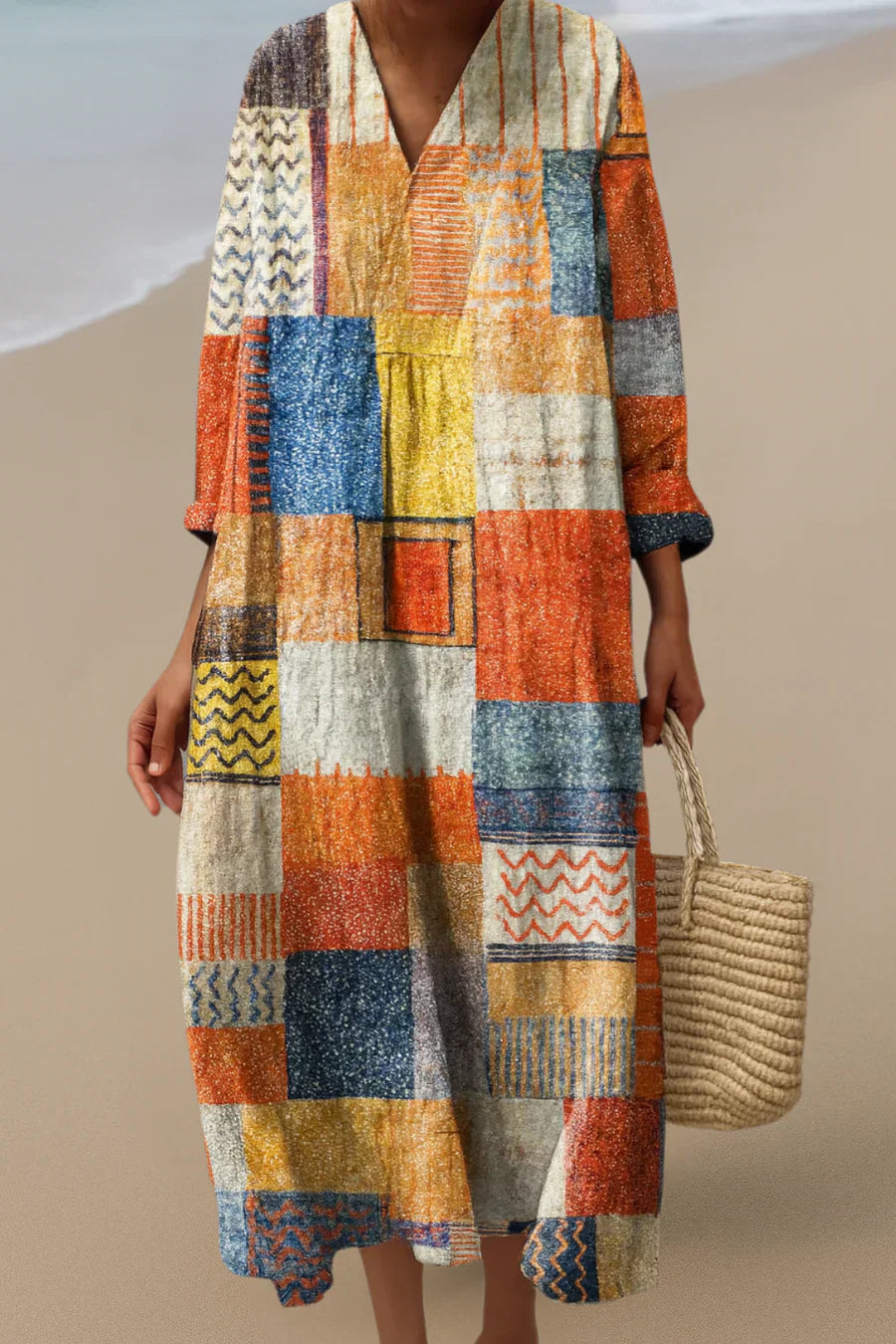 ELARA | PATCHWORK BOHO JURK