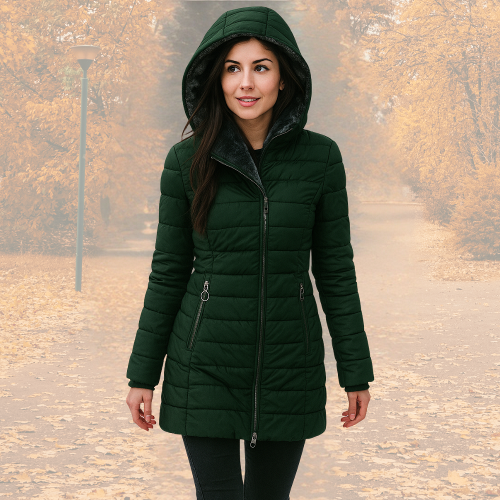 Senna | Elegante Parka Met Pluche Voering